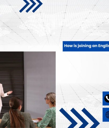 How is joining an English institute beneficial