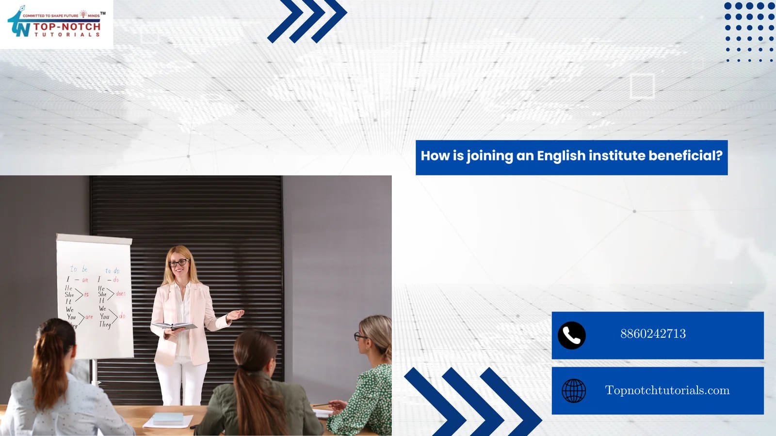How is joining an English institute beneficial