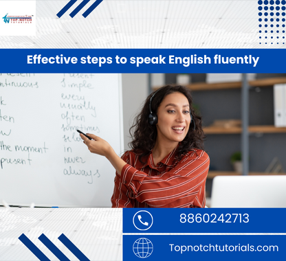 Effective steps to speak English fluently
