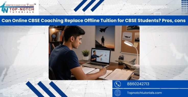 Can Online CBSE Coaching Replace Offline Tuition for CBSE Students? Pros, cons